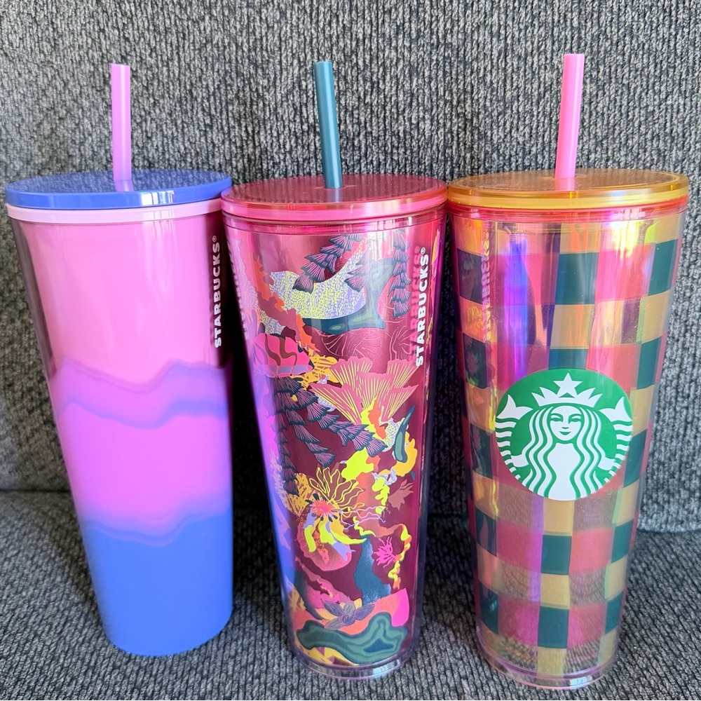 PICK ONE - Starbucks Colorful Tumblers